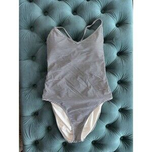 Aerie One Piece Stripe Swimsuit Women’s Extra Large XL